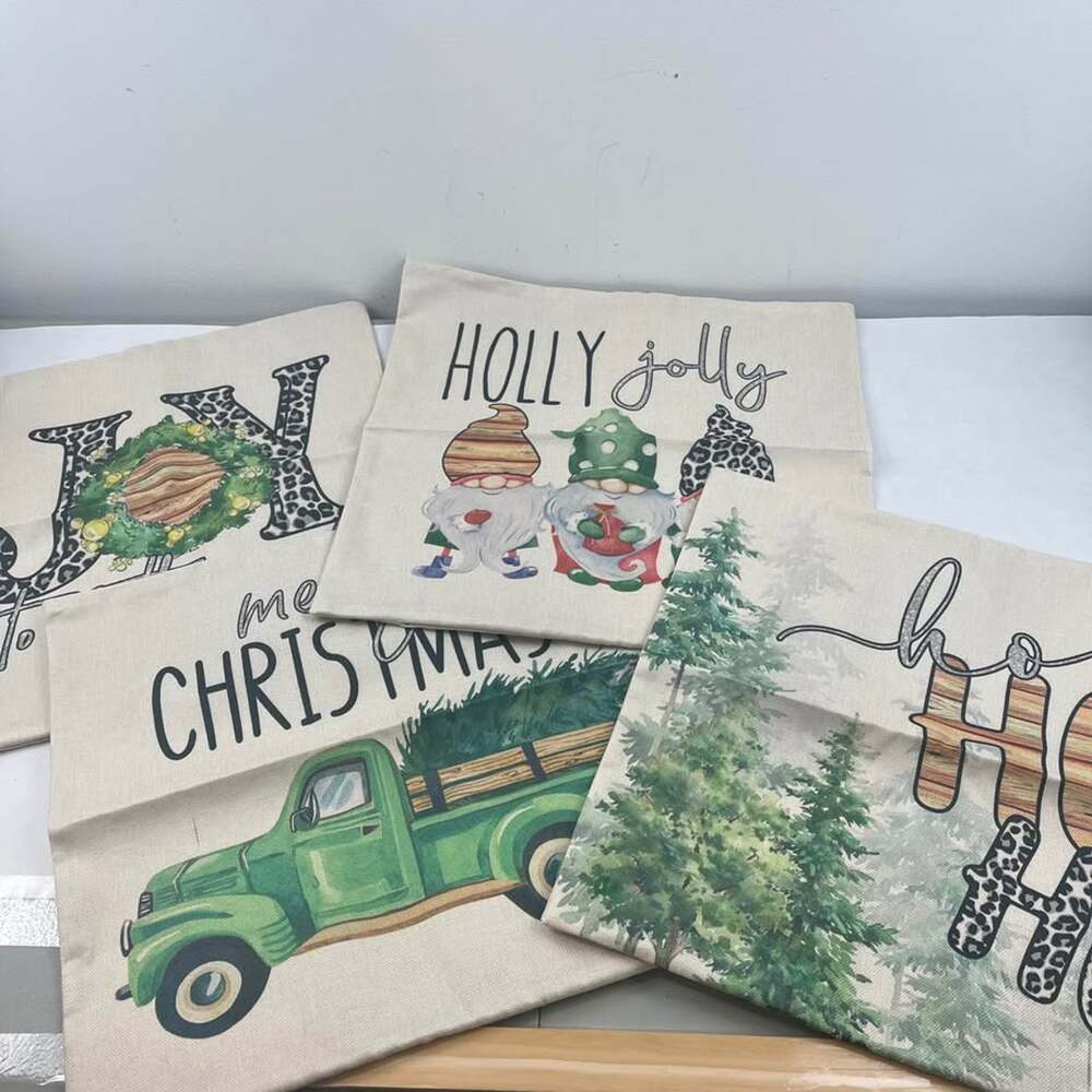 4 Christmas pillow covers 18 x 17